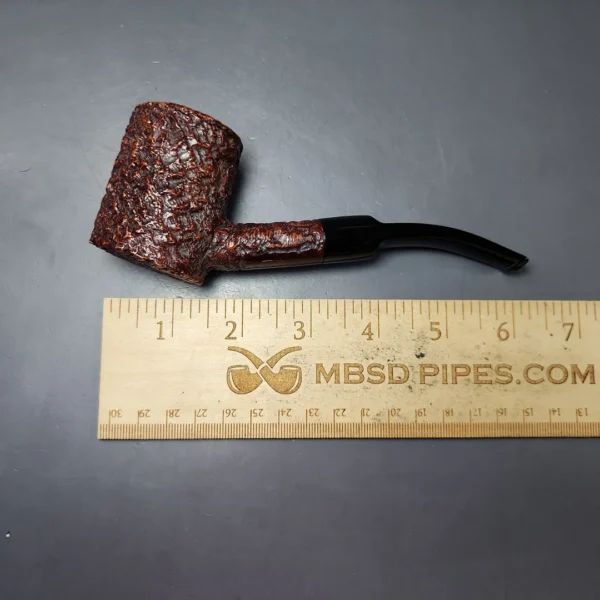 GBD Giant Rusticated Poker Estate Briar Pipe, English Estates - Image 9