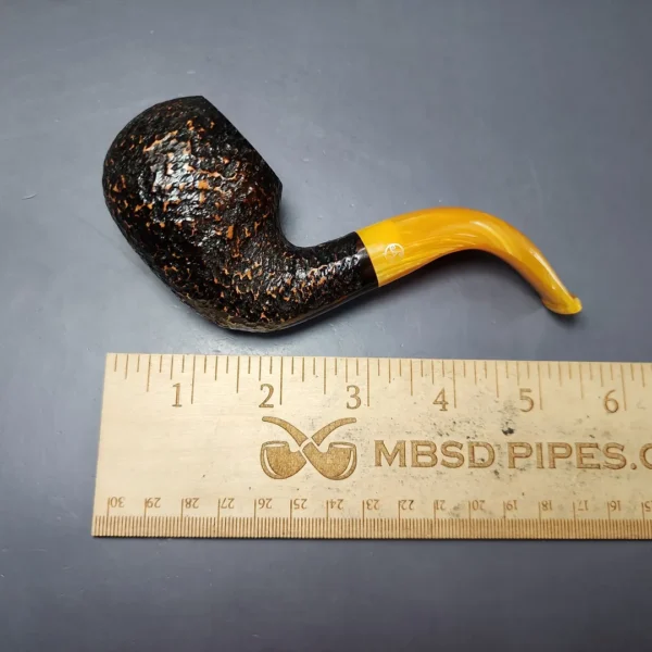 Rattrays Six Friends 19 Rusticated Estate Briar Pipe, Unsmoked, 9mm - Image 9