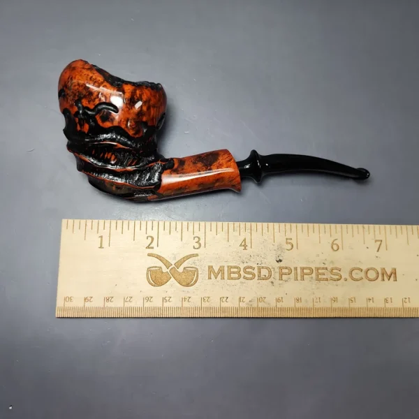 Nording Abstract XL Partially Rusticated Freehand Estate Briar Pipe, Unsmoked - Image 9