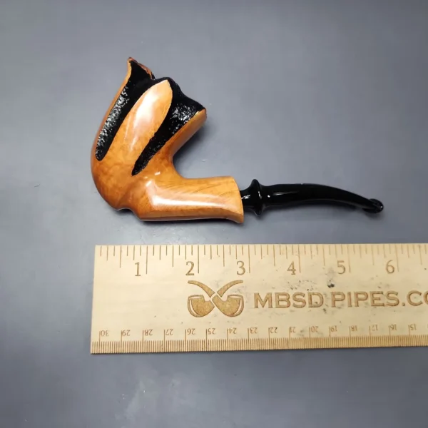 Nording Spiral Natural Smooth Freehand Estate Briar Pipe, Unsmoked - Image 9