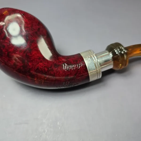 Rinaldo Egea (02) Collection Titania Silver Line (10) Smooth Whale Estate Briar Pipe, Italian Estates - Image 9