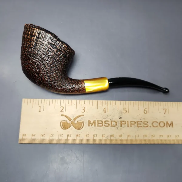 Radice Collect Silk Cut XXL Sandblasted Freehand Estate Briar Pipe, Italian Estates - Image 8