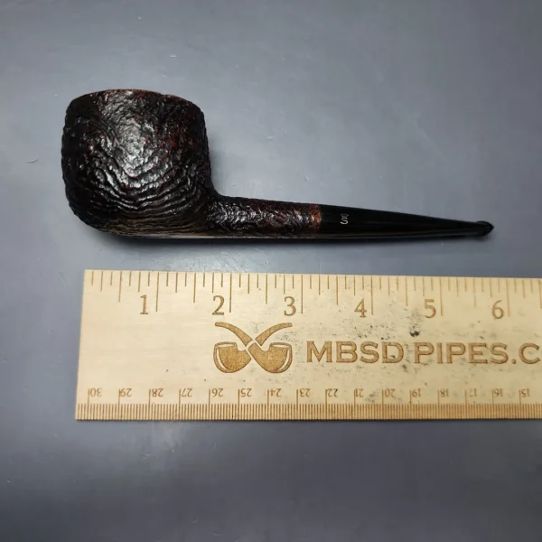 Stanwell c.1960s 83R Hand Made Sandblasted Pot Estate Briar Pipe, Danish Estates - Image 9