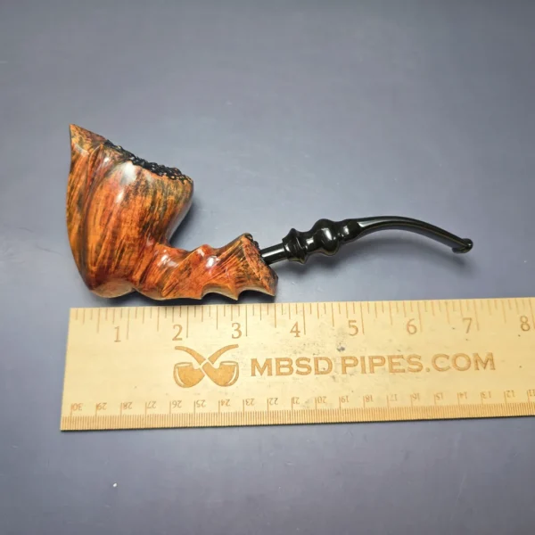 Preben Holm Fancy 100 (C5) XL Smooth Freehand Estate Briar Pipe, Unsmoked - Image 9