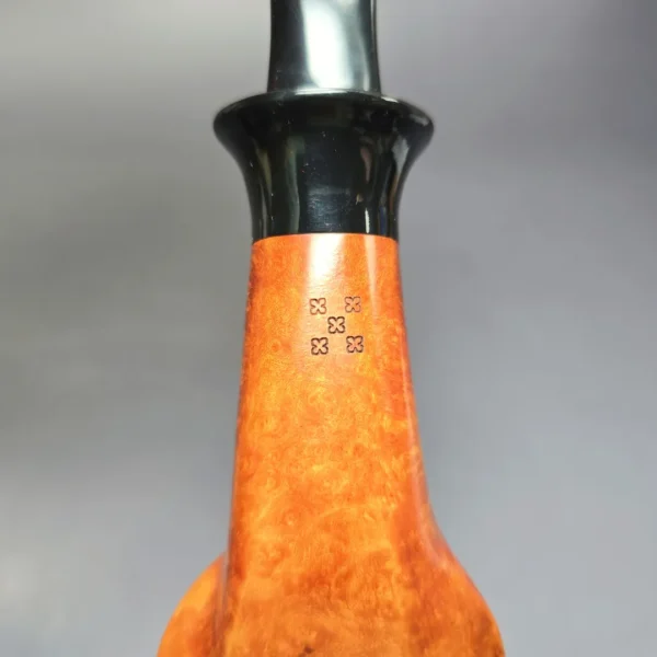 Viprati 5 Clover XL Smooth Freehand Sitter Estate Briar Pipe, Unsmoked - Image 9