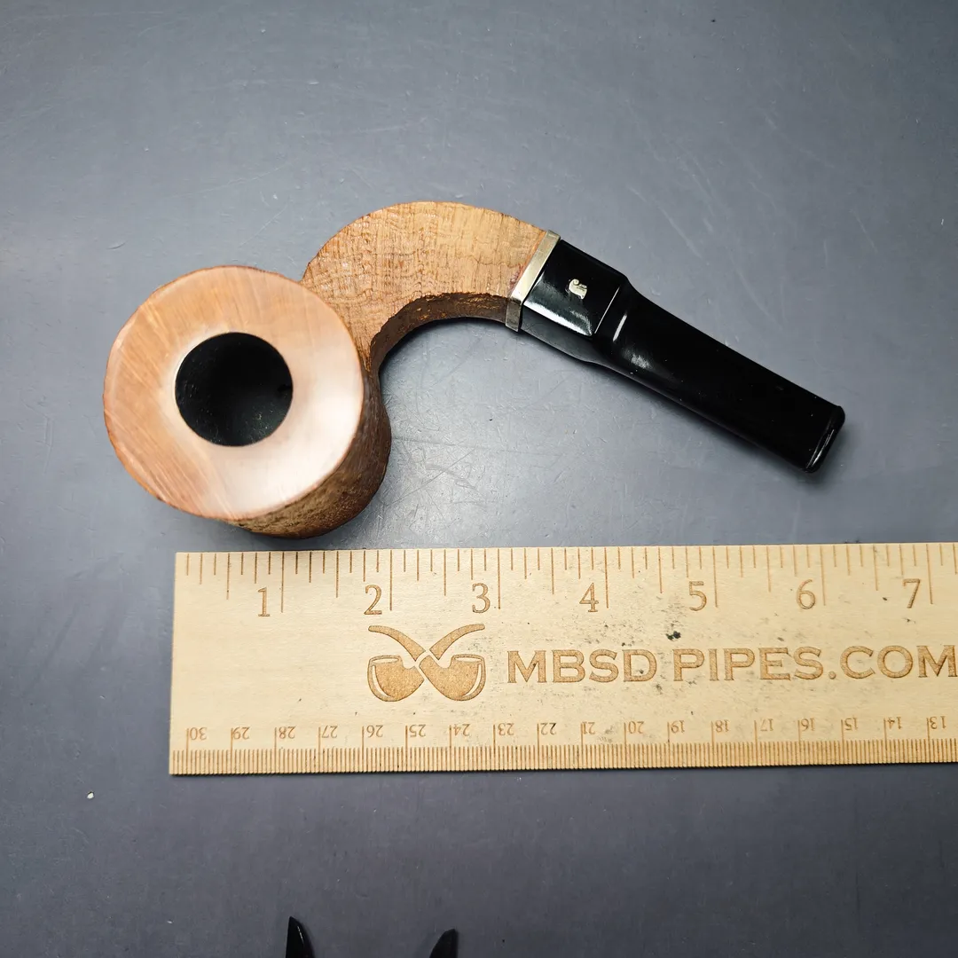 Ser Jacopo Insanus 3 Spongia S3 Sandblasted Poker Estate Briar Pipe, Italian Estates - Image 9