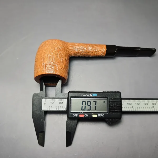 Charatan's Make 4420DC Sandblasted Billiard Estate Briar Pipe, English Estates - Image 9