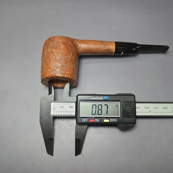 Caminetto Ascorti Radice Era Excellence Sandblasted Billiard Estate Briar Pipe, Unsmoked - Image 9