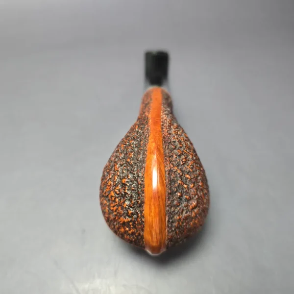 Mastro de Paja 1998 Columbus Day Pipe w/ Stand Estate Briar Pipe, Unsmoked - Image 9