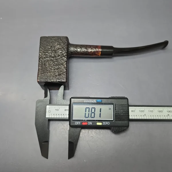 Digby by GBD Conquest 9579 Sandblasted Panel Poker Estate Briar Pipe, English Estates - Image 9