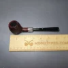 Ashton Pebble Grain X Sandblasted Prince w/ Silver Estate Briar Pipe, Unsmoked - Image 9
