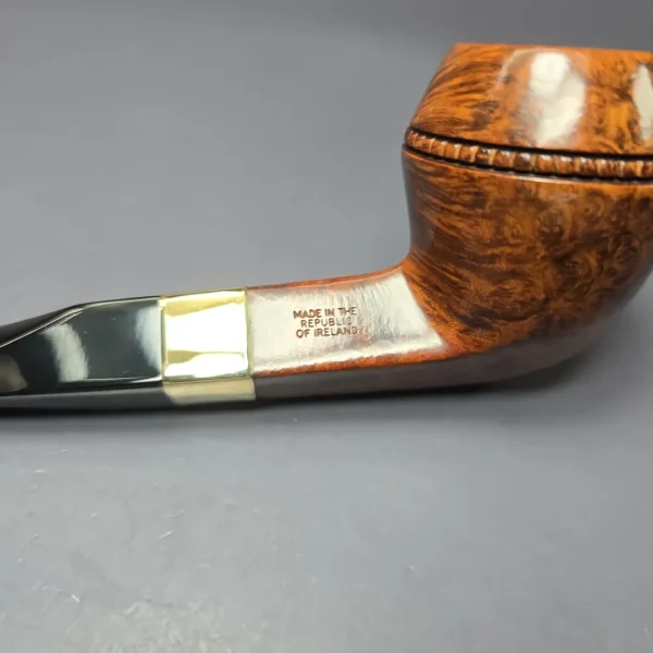 Peterson Sherlock Holmes Baker Street w/ 9k Gold Smooth Bulldog Estate Briar Pipe, Unsmoked - Image 9