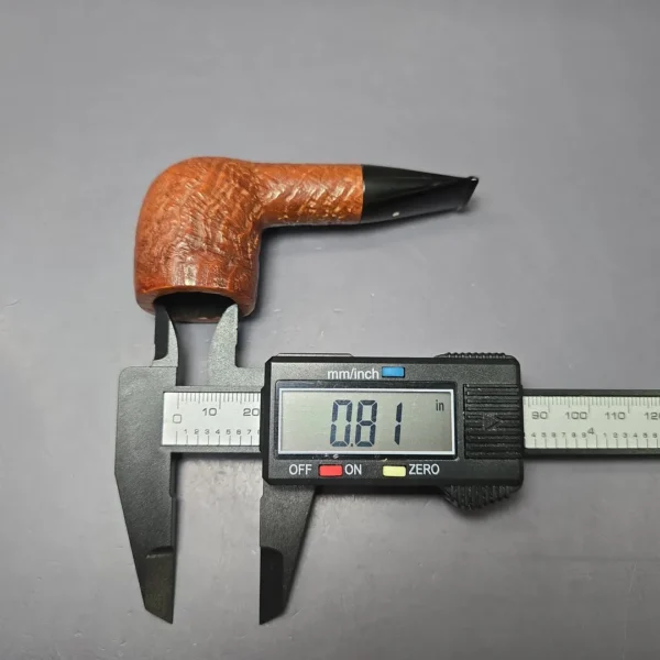 Dunhill 1968 Tanshell 305 Sandblasted Nosewarmer Estate Briar Pipe, English Estates - Image 9