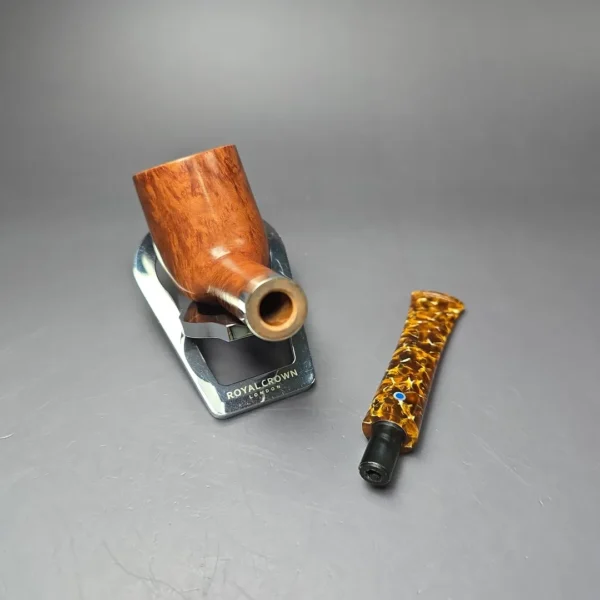Ardor Giove Smooth Billiard w/ Silver Estate Briar Pipe, Unsmoked - Image 10