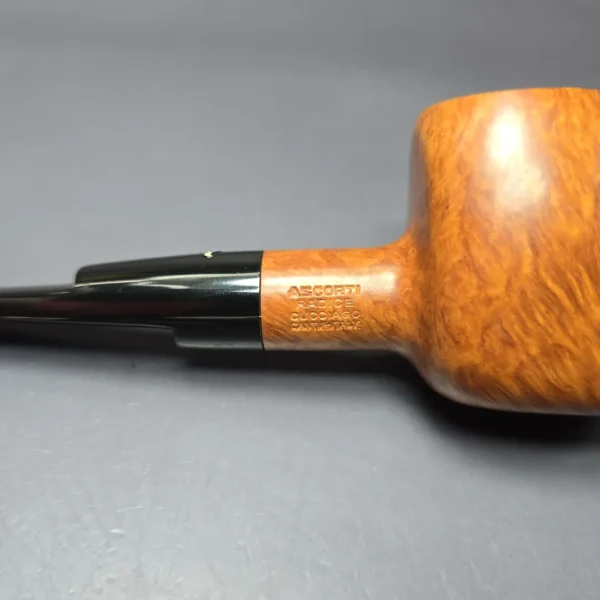 Caminetto Ascorti Radice Era Excellence Flame Smooth Volcano Estate Briar Pipe, Unsmoked - Image 8