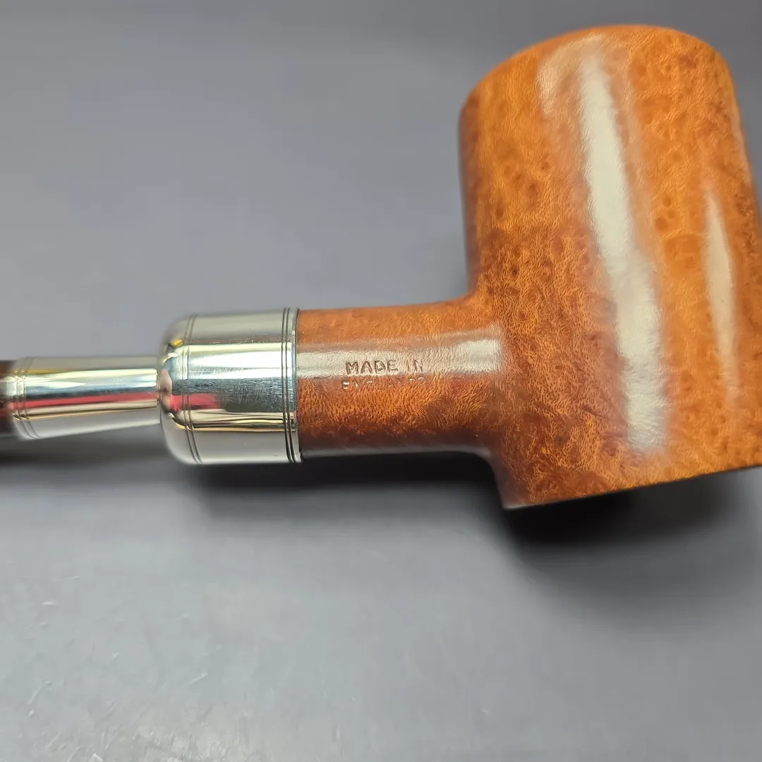 Ashton 2004 Sovereign XXX Smooth Poker w/ Silver Spigot Estate Briar Pipe, English Estates - Image 9