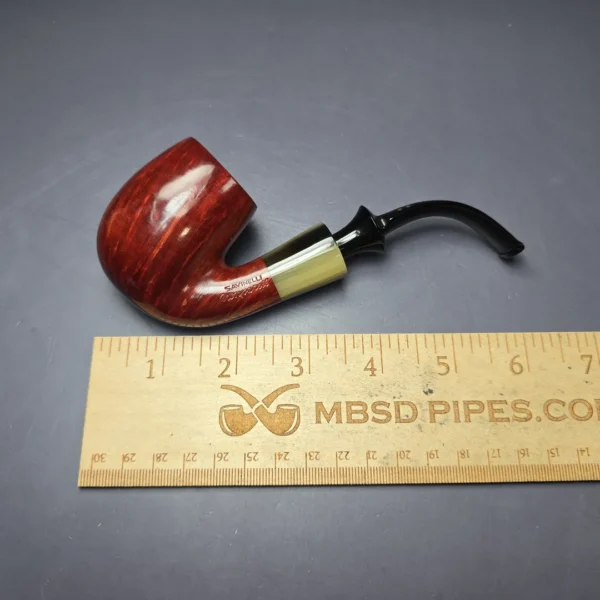 Savinelli Nonpareil 9614 Smooth Oom Paul Estate Briar Pipe, Unsmoked - Image 10