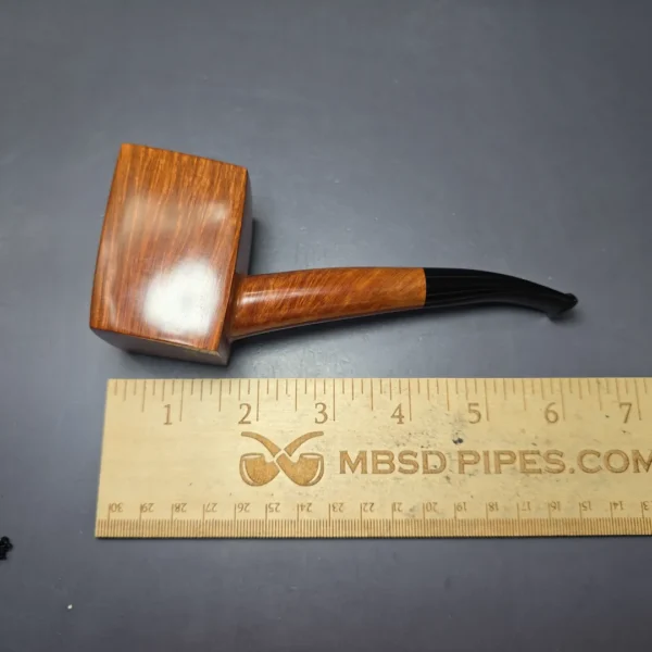 Baldo Baldi Smooth Panel Hawkbill Sitter Estate Briar Pipe, Italian Estates - Image 10