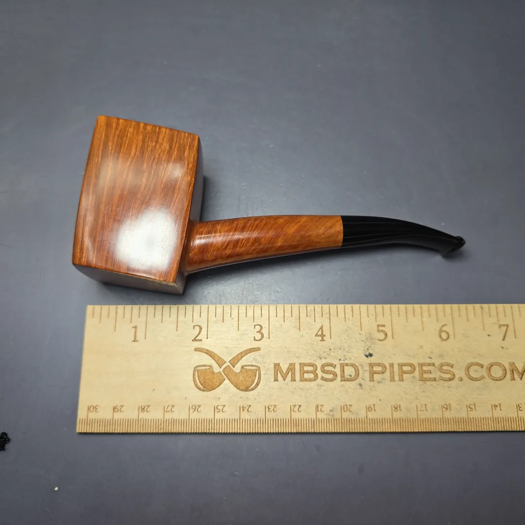 Baldo Baldi Smooth Panel Hawkbill Sitter Estate Briar Pipe, Italian Estates - Image 10