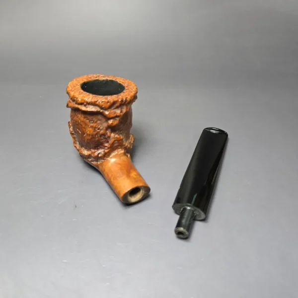 Radice Underwood Twin Bore Wax Drip Billiard Estate Briar Pipe, Italian Estates - Image 10