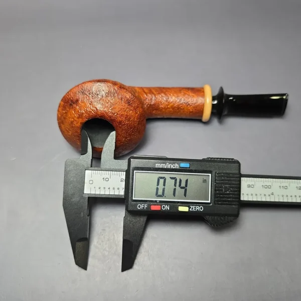 Bonsai Pipes Sandblasted Rhodesian w/ Hawthorn Handmade Briar Pipe, New - Image 10