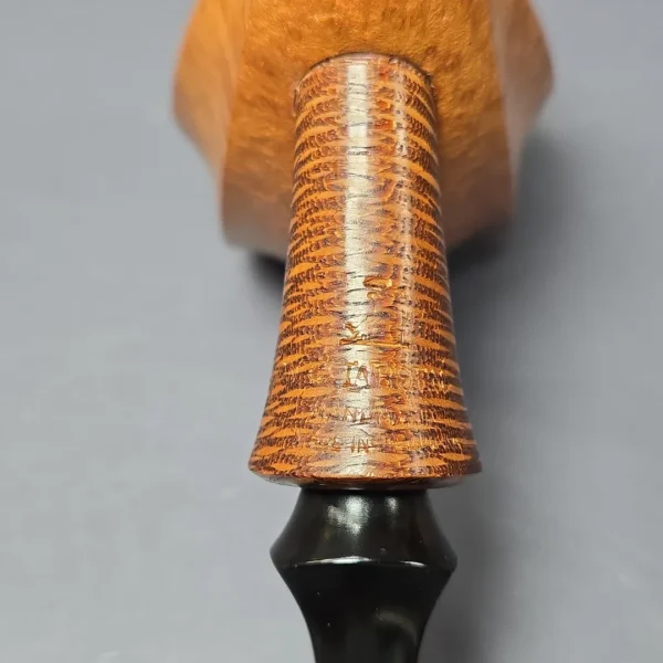 WO Larsen Pearl Grade Partially Sandblasted Cobra Estate Briar Pipe, Unsmoked - Image 10