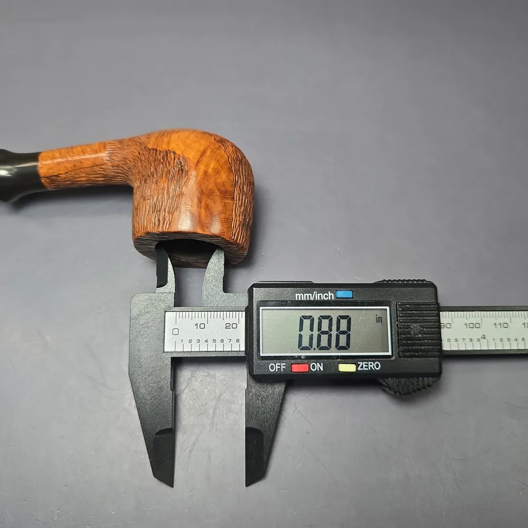 The Tinder Box Jura Partially Rusticated Pot Estate Briar Pipe, Other Estates - Image 10