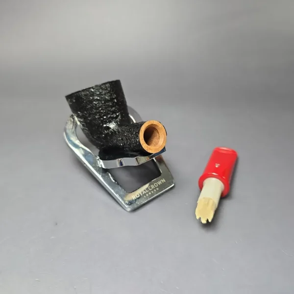 Savinelli Mini Red 409 Rusticated Dublin Estate Briar Pipe, Unsmoked, 9mm - Image 10