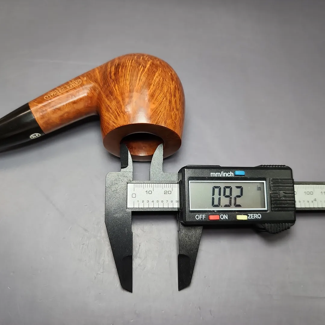 James Upshall P Grade Group 6 Smooth Apple Estate Briar Pipe, Unsmoked - Image 10