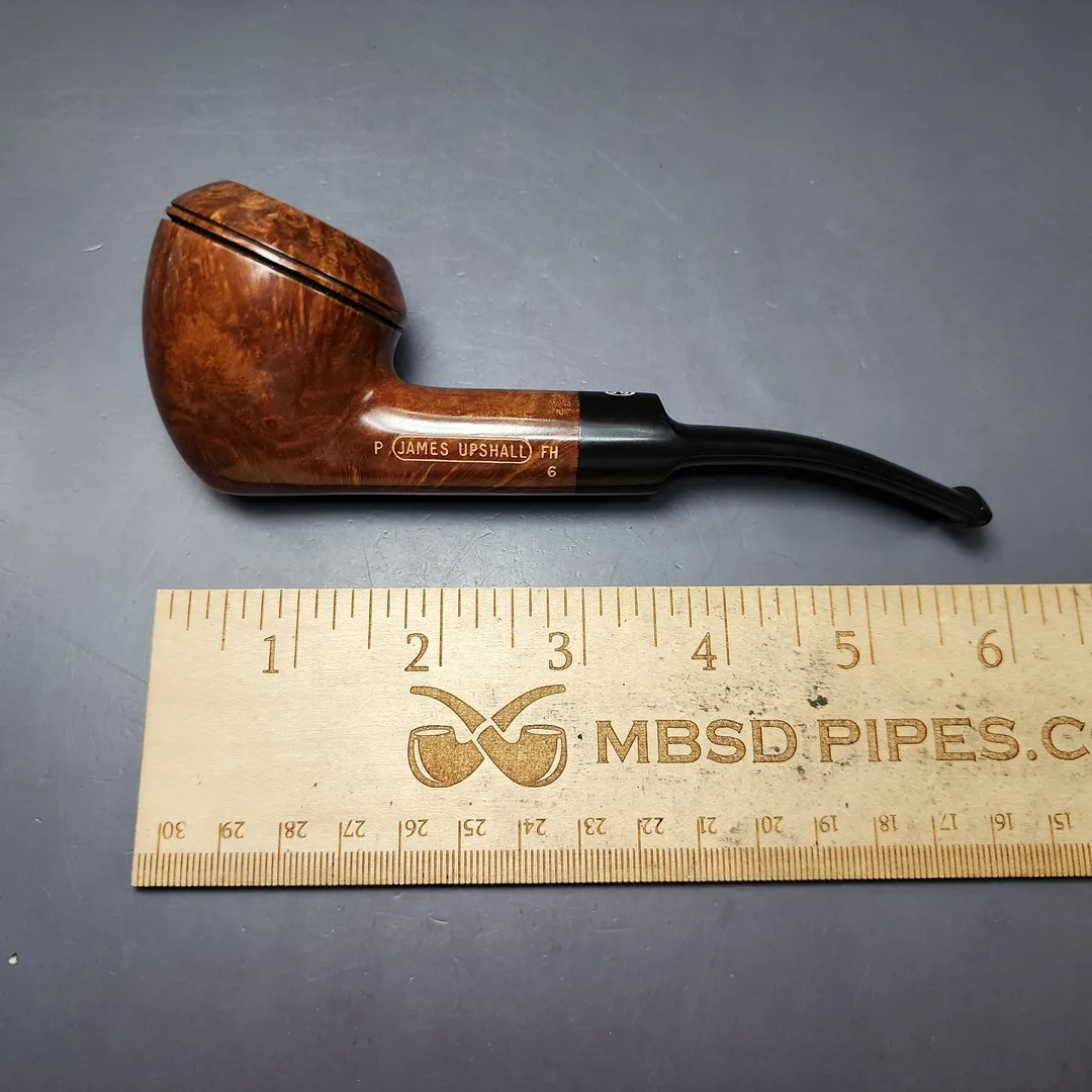 James Upshall P Grade Group 6 Smooth Rhodesian Estate Briar Pipe, Unsmoked - Image 10
