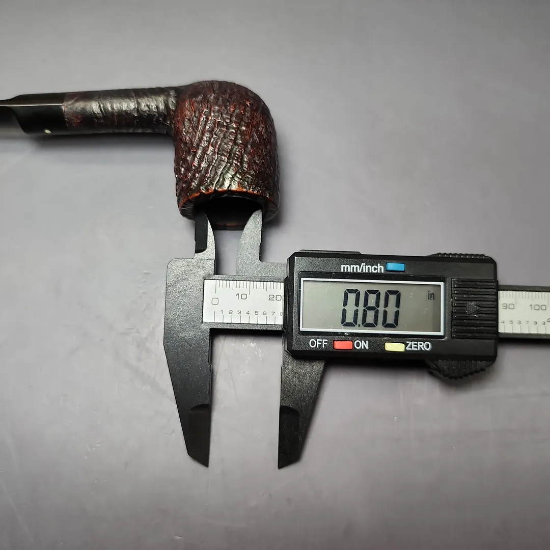 Dunhill 1975 Shell Briar 39 Sandblasted Billiard Estate Briar Pipe, English Estates - Image 10