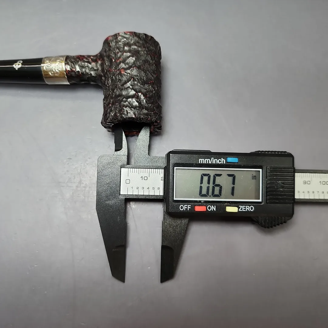 Peterson St Patrick's Day 2025 701 Rusticated Poker Estate Briar Pipe, Unsmoked - Image 10