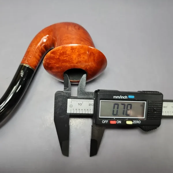 Aldo Velani XL Smooth Calabash w/ Brass Estate Briar Pipe, Italian Estates - Image 10