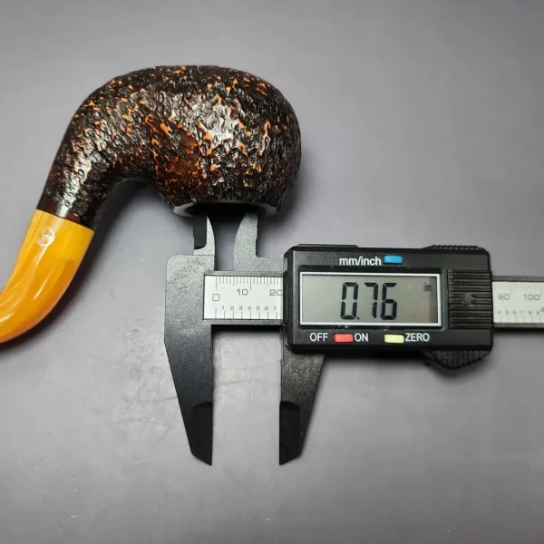 Rattrays Six Friends 19 Rusticated Estate Briar Pipe, Unsmoked, 9mm - Image 10