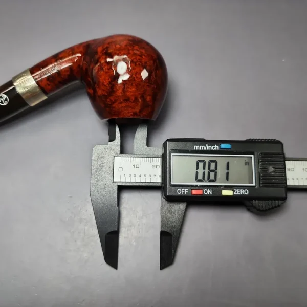 Rattray's The Druids 35 Smooth Apple w/ Silver Estate Briar Pipe, Unsmoked, 9mm - Image 10