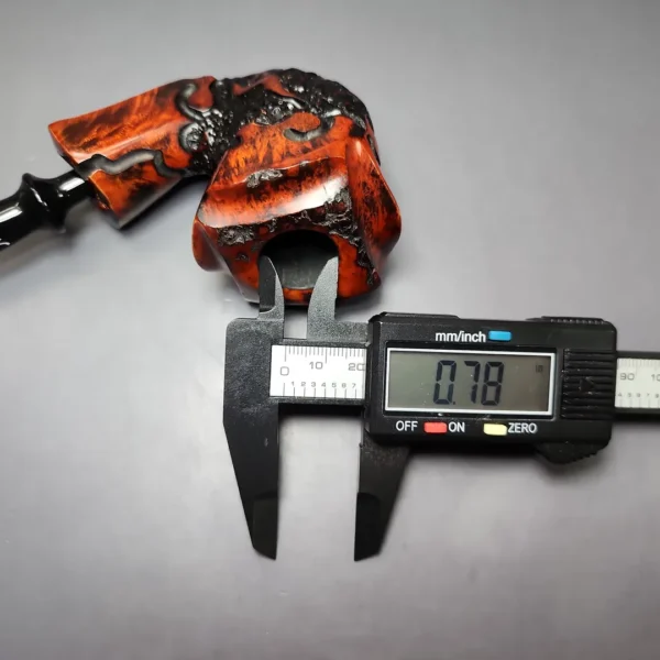 Nording Moss XL Partially Rusticated Freehand Estate Briar Pipe, Unsmoked - Image 10