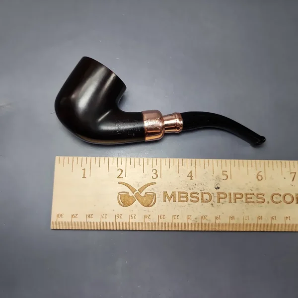 Peterson 2022 Christmas Pipe 01 Smooth Bent Pot Estate Briar Pipe, Unsmoked - Image 10