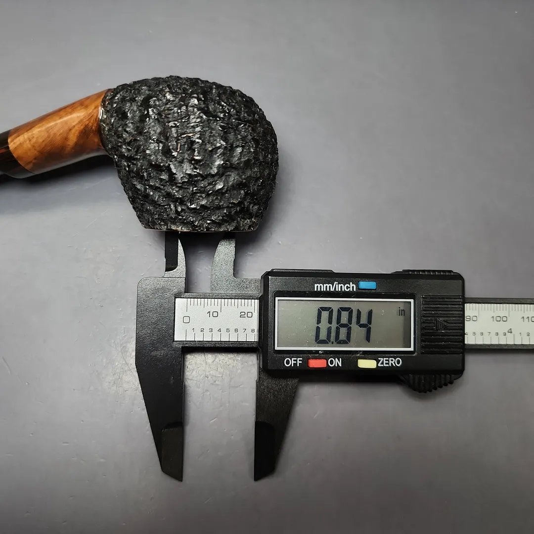 JM Boswell 2020 Rusticated Author Estate Briar Pipe, American Estates - Image 10