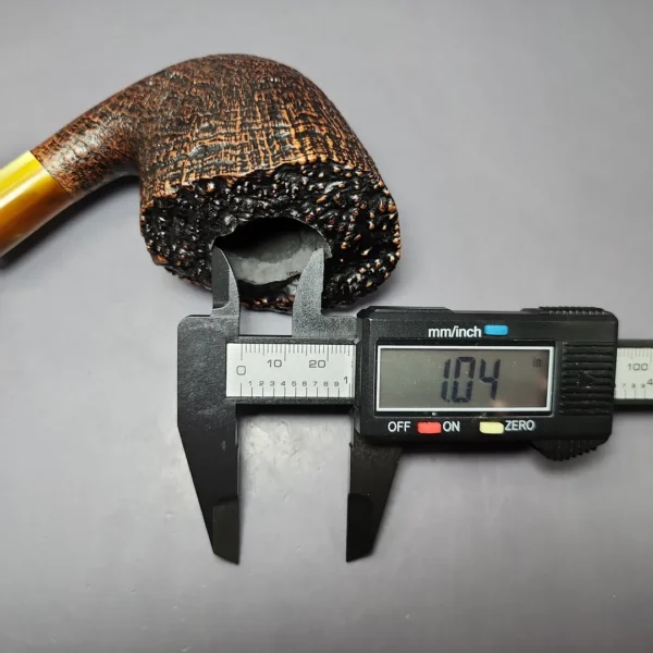 Radice Collect Silk Cut XXL Sandblasted Freehand Estate Briar Pipe, Italian Estates - Image 9