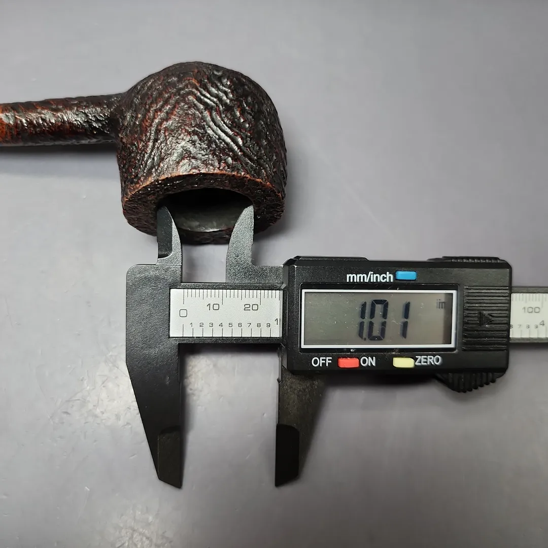 Stanwell c.1960s 83R Hand Made Sandblasted Pot Estate Briar Pipe, Danish Estates - Image 10