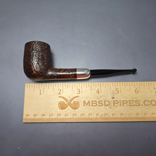 MBSD Briars Timeless Traditions 1 Sandblasted Billiard w/ Silver Handmade Briar Pipe, New - Image 10