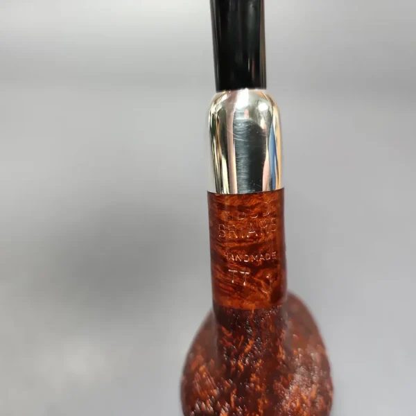 MBSD Briars Timeless Traditions 1 Sandblasted Billiard w/ Silver Handmade Briar Pipe, New - Image 10