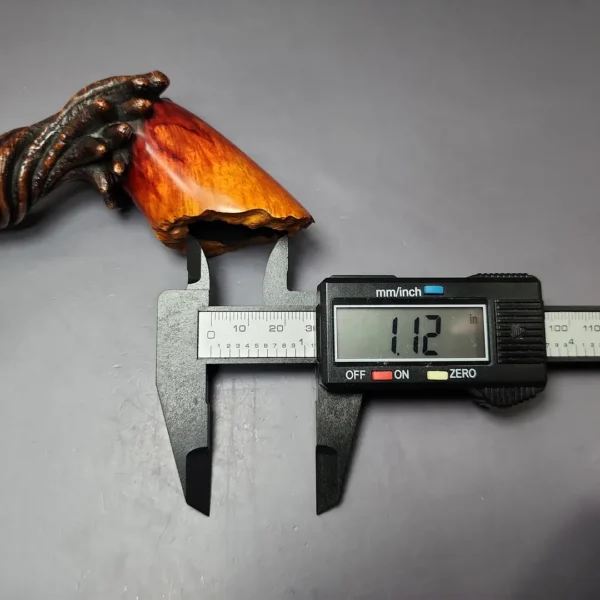 Moonlight Pipes "Outgrowth" Lovat w/ Brass Handmade Briar Pipe, New - Image 10