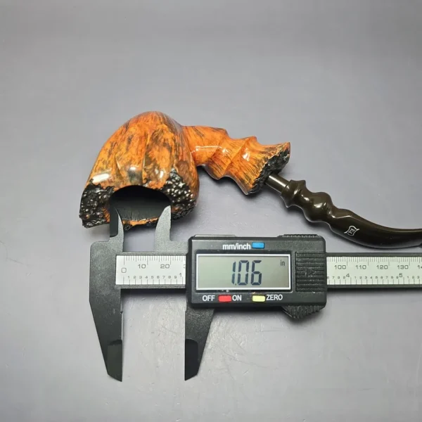 Preben Holm Fancy 100 (C5) XL Smooth Freehand Estate Briar Pipe, Unsmoked - Image 10