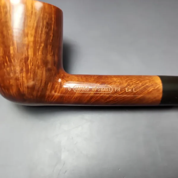 James Upshall G Grade EXL Smooth Long Shank Dublin Estate Briar Pipe, Unsmoked - Image 10