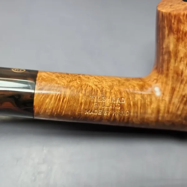 James Upshall Empire Series Old England Magnum Smooth Bent Billiard Estate Briar Pipe, Unsmoked - Image 10