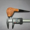 Rolando Negoita Walnut Carved Brandy w/Silver Estate Briar Pipe, American Estates - Image 10