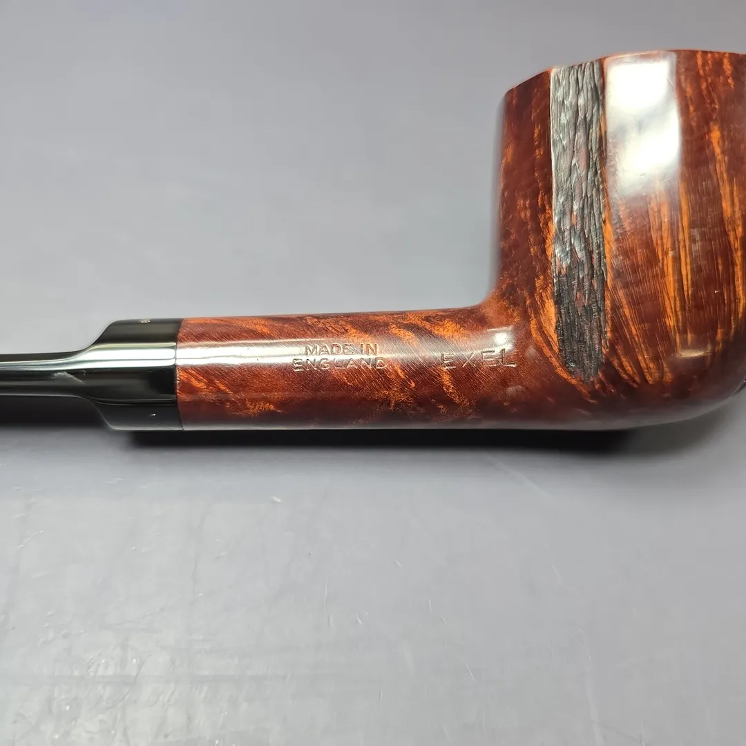 Barling's Make Family Era YOW Quaint EXEL Partially Rusticated Pot Estate Briar Pipe, English Estates - Image 10