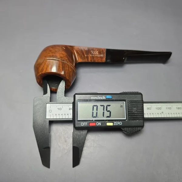 GBD Pre-1980s Ebony 2006 Smooth Bulldog Estate Briar Pipe, Unsmoked - Image 10