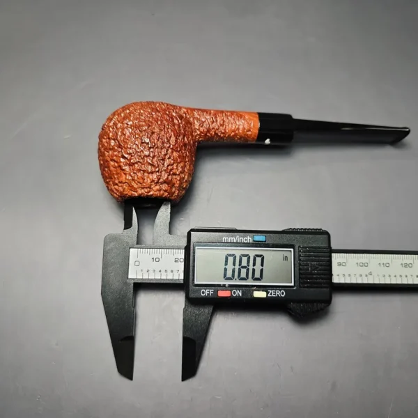 Caminetto 1986-7 Business Rusticated Apple Estate Briar Pipe, Italian Estates - Image 10